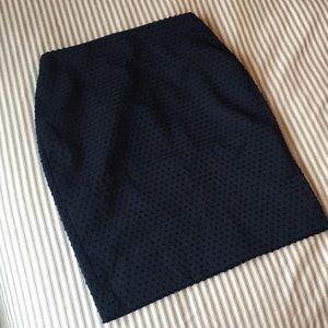 Banana Rebublic pin dot pencil skirt